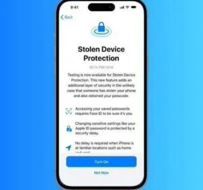 安塞苹果授权维修店分享被盗设备保护功能开启方法 