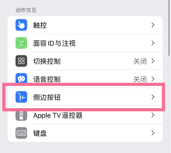 安塞苹果14维修店分享iPhone14 Plus侧键双击下载功能关闭方法 