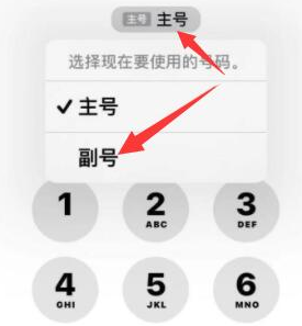 安塞苹果14维修店分享iPhone 14 Pro Max使用副卡打电话的方法 